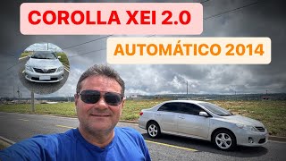 COROLLA XEI 20 AUTOMÁTICO 2014 ESPECIFICAÇÕES E CONSUMO PARA VENDA [upl. by Lledrev]