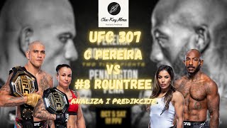 UFC 307 Pereira vs Rountree  Analiza i predikcije  ChaKay MMA 186 [upl. by Sidran]