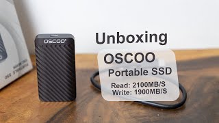 Unboxing OSCOO Portable SSD MD006 [upl. by Pisano]