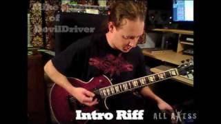 DevilDriver Hold Back The Day Guitar Lesson [upl. by Kiraa]