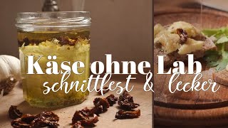 Schnittfesten Brotzeitkäse ohne Lab  ganz einfach selber machen [upl. by Johppa299]