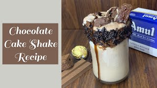 Chocolate cake Shake Recipe🧋 shorts cakeshake chocolatecakeshake shake shakerecipe portillos [upl. by Shaina802]