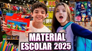 COMPRANDO NOSSO MATERIAL ESCOLAR 2025 [upl. by Niatsirhc]