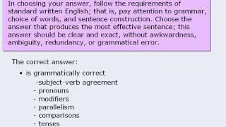 1 GMAT Lesson Introduction to Sentence Correction [upl. by Dotti]