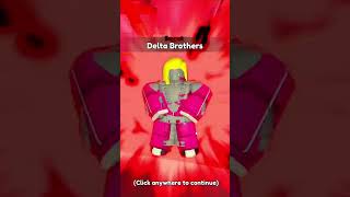 NEW Secret Delta Brothers Showcase on Anime Reborn animereborn shorts roblox [upl. by Elodie]