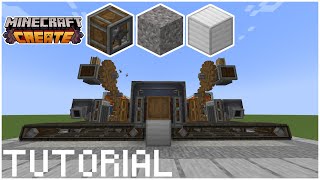 CREATE Iron Farm TUTORIAL No Villagers  Create 1192  tutorial minecraft [upl. by Garihc]