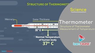 Heat Class 7 Science  Thermometer  Clinical Thermometer  Measurement of Temperature [upl. by Nnylacissej]