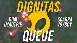 Imaqtpie  DIGNITAS QUEUE ft Dom Scarra Voyboy amp Gosu [upl. by Ashlee]