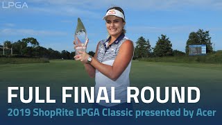 Full Final Round  2019 ShopRite LPGA Classic presented by Acer [upl. by Javed]