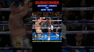 Anthony Joshua vs Andy Ruiz boxing boxeo anthonyjoshua joshua [upl. by Rundgren]