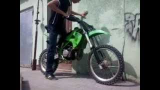 Kawasaki Kx 85 startup [upl. by Lichtenfeld]