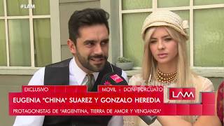 La quotchinaquot Suárez y Gonzalo Heredia hablaron de Argentina tierra de amor y venganza [upl. by Newman867]