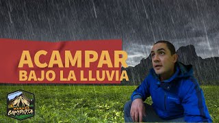 Cómo Acampar bajo la LLUVIA🌧️🌧️🌧️ [upl. by Yema]