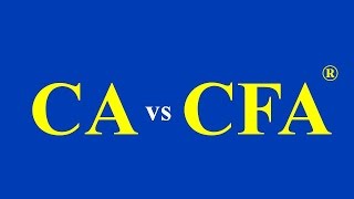 CA vs CFA [upl. by Eelahc]