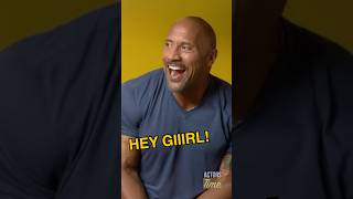 DWAYNE JOHNSON imitates KEVIN HART 🤣 [upl. by Eitsyrhc]