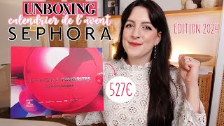 UNBOXING Calendrier de lAvent SEPHORA 2024 🎄 En avantpremière 🎅🏼 Super valeur  😱  LOdoesmakeup [upl. by Weikert]