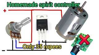 how to make speed controller module home Save rs 200 by making this DC motor speed controller [upl. by Reede]