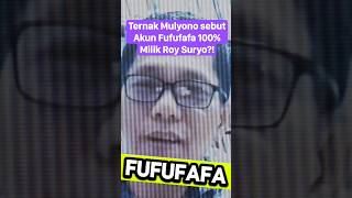 Ternak Mulyono sebut Akun Fufufafa 100 Milik Roy Suryo shorts fufufafa gibran roysuryo [upl. by Goggin]