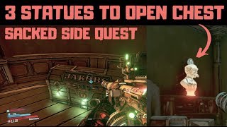 Borderlands 3  Sacked Quest  3 Statues location to open Jakobs chest Quick statue locations guide [upl. by Atineg96]