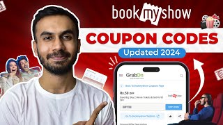 BookMyShow Coupon Code Today 2024  Best Book My Show Promo Codes Movies [upl. by Niwrek]