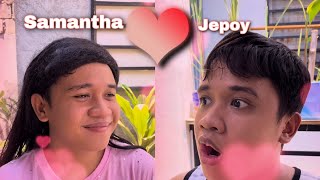 Jepoy Tiktok Part 36Jepoy love Samantha funnyvideo tiktok tiktokphilippines [upl. by Lednam]