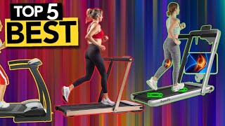 TOP 5 Best Folding Treadmill for small spaces  2024 Buyers Guide [upl. by Cayla]