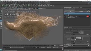 Ornatrix Maya Ornatrix to XGen interop [upl. by Cinom220]