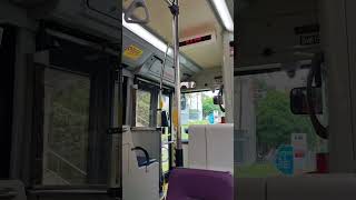 SMRT buses Doors closing chime amp Bus stopping chime 190524 [upl. by Bein]