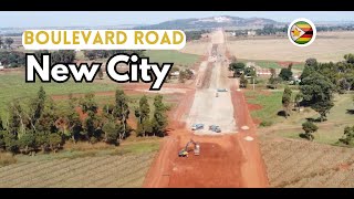 NEW 4 LANE Parliament Boulevard Road Mt Hampden Zimbabwe [upl. by Okoyik]