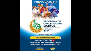 SOCIALIZACIÓN CONVOCATORIA PROGRAMA DE CONCERTACIÓN 2024 [upl. by Ettelorahc339]