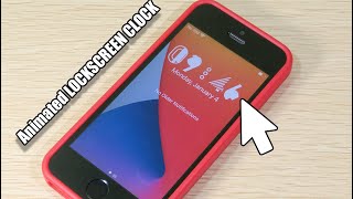 Animated LOCKSCREEN on iPhone  BEST FREE Jailbreak Tweak [upl. by Ymmor]