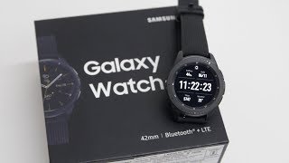 Samsung Galaxy Watch 42mm Review  Android Smartwatch [upl. by Aharon459]