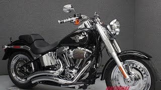 2015 HARLEY DAVIDSON FLSTF FAT BOY WABS  National Powersports Distributors [upl. by Anelle]