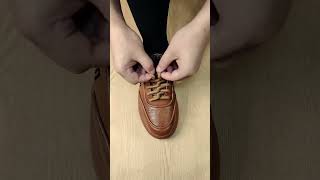 Unique Shoelace Styles youtubeshorts [upl. by Tteirrah]