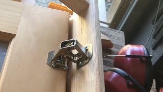 what HIDDEN or INVISIBLE hinges how to install them [upl. by Atirma266]