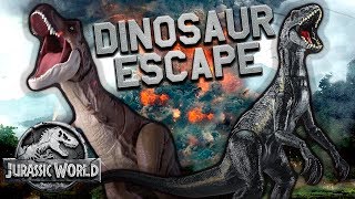 Jurassic World Dinosaur Escape  Official Lyric Video  Mattel Action [upl. by Babcock]