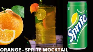 🍊 Orange  Sprite  The Best Combo Ever Easy amp Refreshing Orange Sprite Mocktail shorts [upl. by Danette]