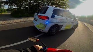 Worlds fastest moped Police chase [upl. by Middleton98]