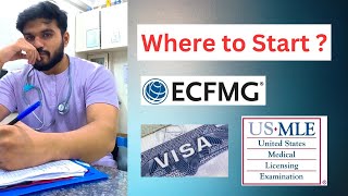 How to start with USMLE process  Details on ECFMG Registration USMLE application amp VISA [upl. by Nameloc]