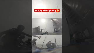 Sailing through Fog on a SailGP F50 [upl. by Nahtam821]