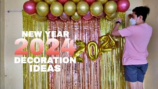 DIY NEW YEAR DECORATION IDEAS  NEW YEAR 2024 DECORATION IDEAS  Rex Montalbo [upl. by Daria]