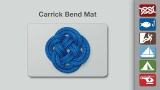 Carrick Bend Mat  How to Make a Carrick Mat [upl. by Gaile463]