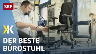 Bürostühle im Test Der richtige Stuhl fürs Homeoffice  2021  Kassensturz  SRF [upl. by Edith]