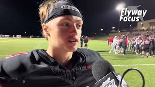 Lomira senior Jackson Goebel postgame vs Springs [upl. by Vincentia]