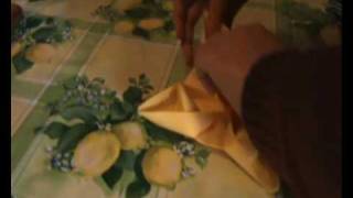 tutorial cestini a fiore con tovaglioli [upl. by Einnahpets784]