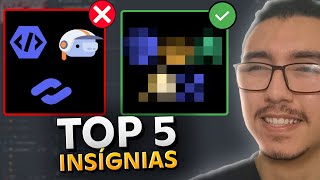 5 INSÍGNIAS mais RARAS do DISCORD e como resgatálas [upl. by Alema]