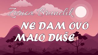 Zorica Brunclik  Ne dam ovo malo duše OFFICIAL LYRIC VIDEO [upl. by Ened]