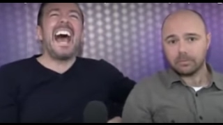 Karl Pilkington makes Ricky Gervais laugh hysterically 3  Revenge of the tickle [upl. by Olivero651]