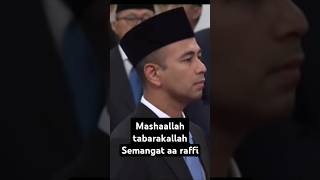 Mashaallah tabarakallah semangat AA Raffi president raffiahmad nagitaslavina viralshorts [upl. by Shum430]