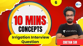 Irrigation Interview Question  L  3  Civil Engineering  Chetan Sir [upl. by Enrol506]